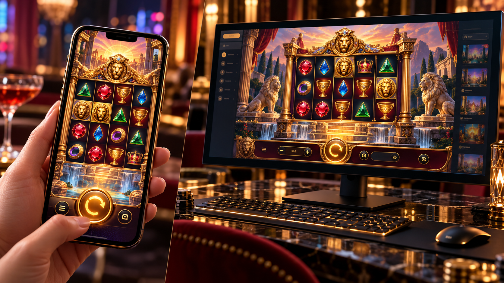 Por que alguns slots aparecem no topo do cassino para você e escondidos para outro jogador
